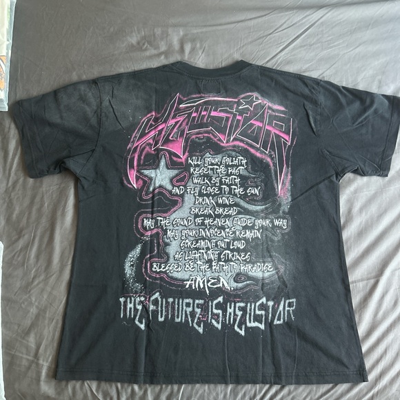 Hellstar “The Future” T XL (Blk/Pnk) - Picture 4 of 4